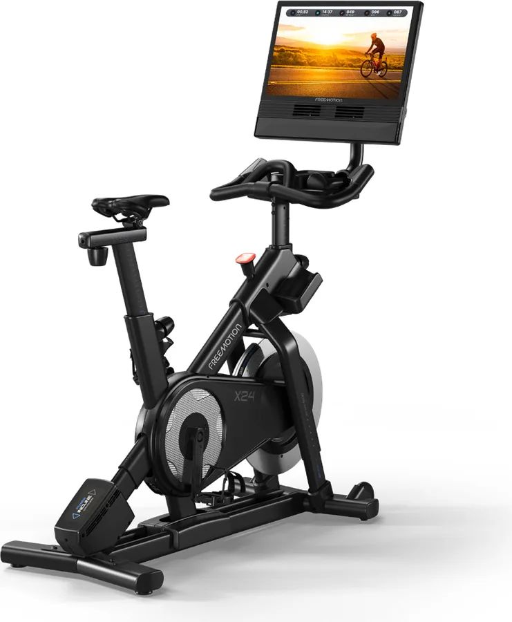 Bicicleta Freemotion b8 CoachBike con pantalla táctil de 24 pulgadas