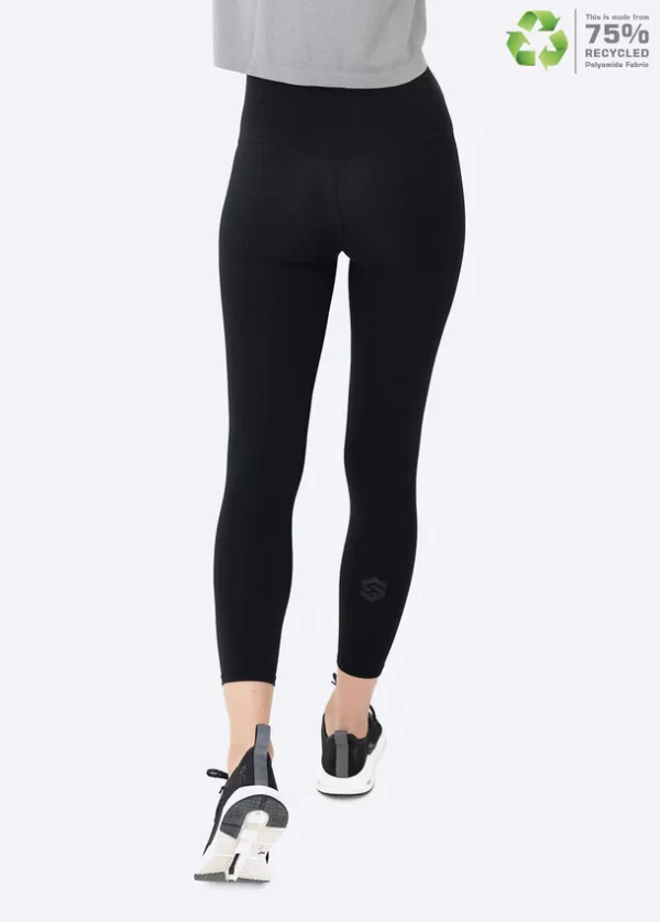 SKELCORE WOMEN'S RECYCLED BLACK 7/8 LEGGIINGS - Imagen 3